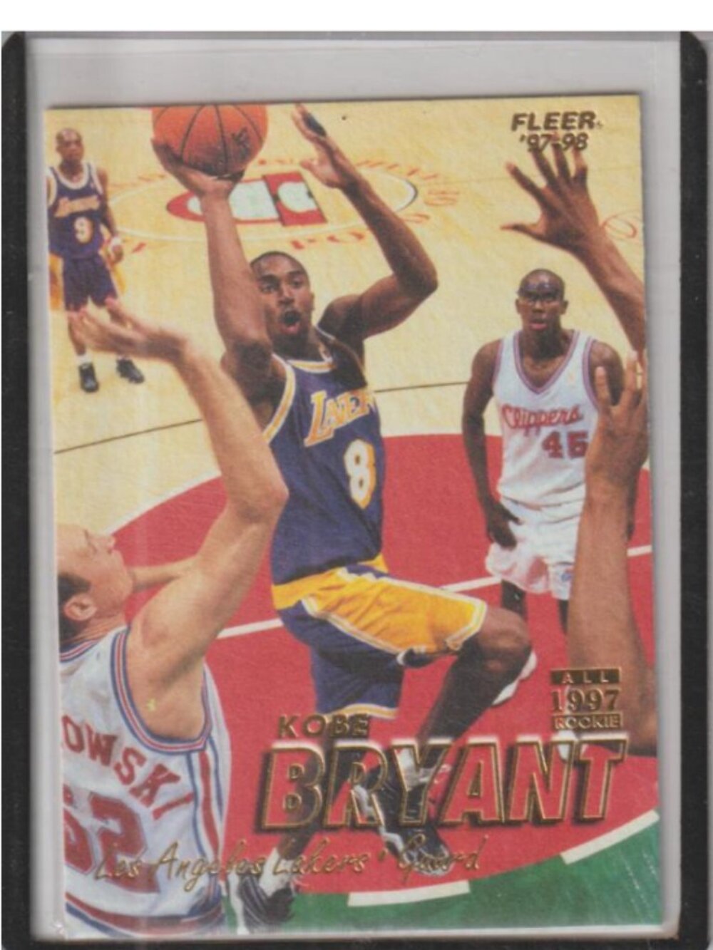Kobe Bryant 1997-98 Fleer All Rookie #50 HOF Los Angeles Lakers